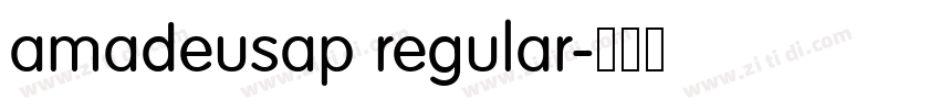 amadeusap regular字体转换 amadeusap regular字体转换